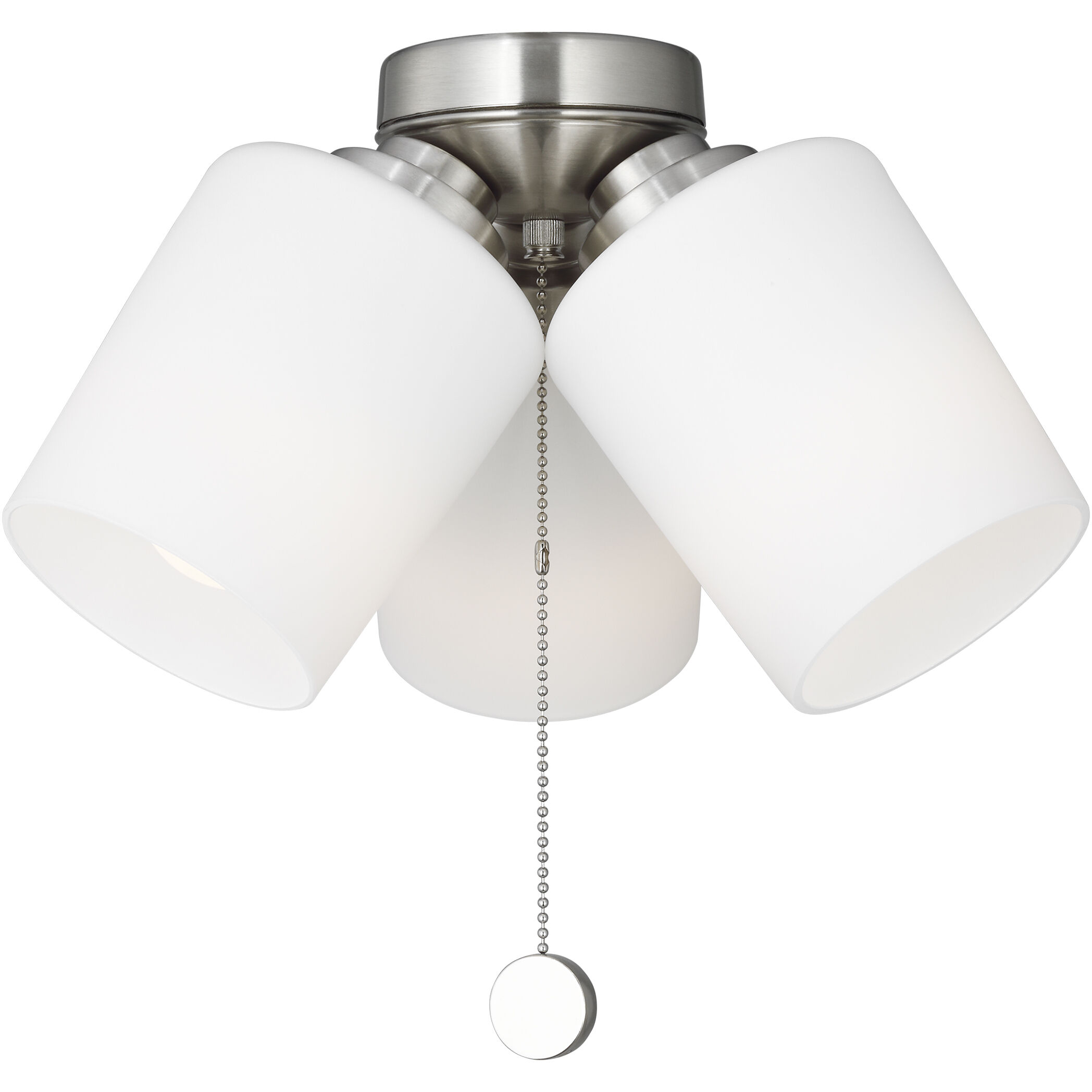 Windom LED Brushed Nickel Fan Light Kit