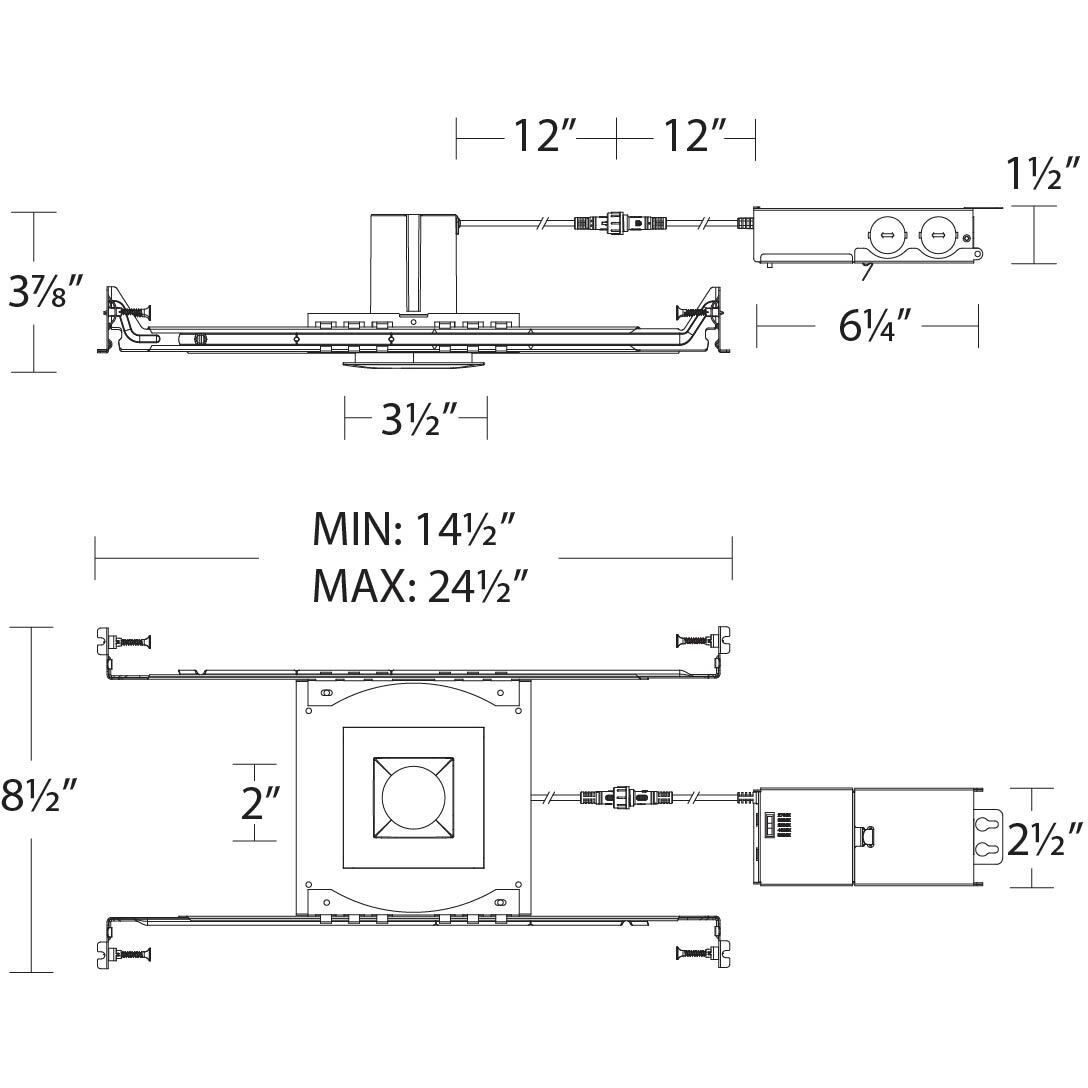 Ion LED White Recessed Lighting in 2700-3000-3500-4500-5000K, WAC Limited
