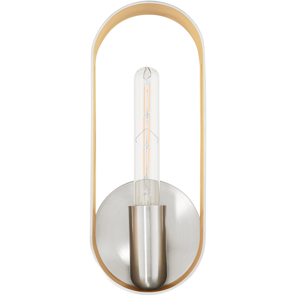 Ravena 1 Light 5 inch Brushed Nickel ADA Single Sconce Wall Light