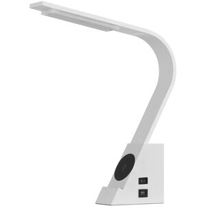 Convolution 17.5 inch 8.00 watt White Desk Lamp Portable Light