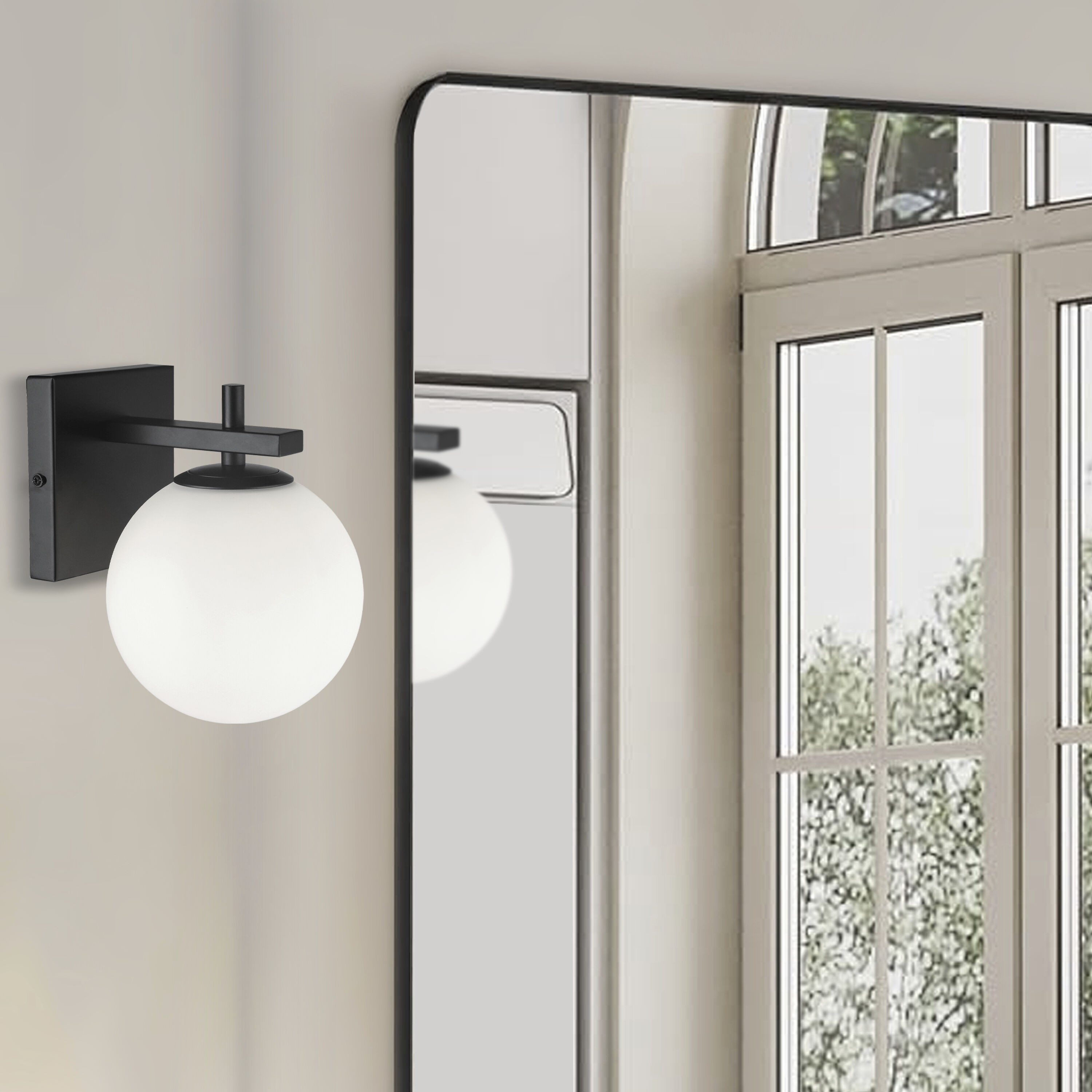 Vivaldi 1 Light 6 inch Matte Black Decorative Wall Sconce Wall Light