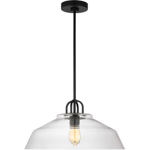 Drew & Jonathan Scott Payton 1 Light 20 inch Midnight Black Pendant Ceiling Light