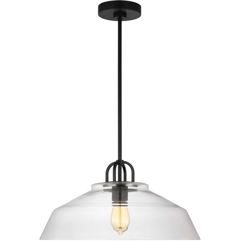 Drew & Jonathan Scott Payton 1 Light 20 inch Midnight Black Pendant Ceiling Light