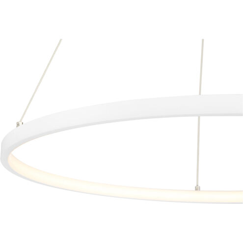 Anello LED 24 inch Matte White Pendant Ceiling Light