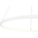 Anello LED 24 inch Matte White Pendant Ceiling Light