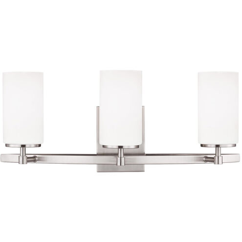 Alturas 3 Light 22 inch Brushed Nickel Bath Vanity Wall Sconce Wall Light