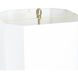 Cameron 35.75 inch 60.00 watt Alabaster and Brass and White Table Lamp Portable Light