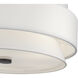 Fontana 5 Light 21 inch Bronze Semi-Flush Ceiling Light