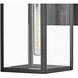 Max Outdoor Wall Mount Lantern in Black, Non-LED