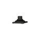 Allison 8 inch Textured Black Outdoor Pier Mount Adapter