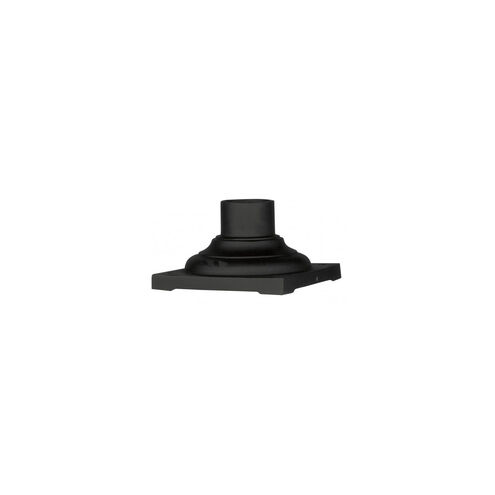 Allison 8 inch Textured Black Outdoor Pier Mount Adapter