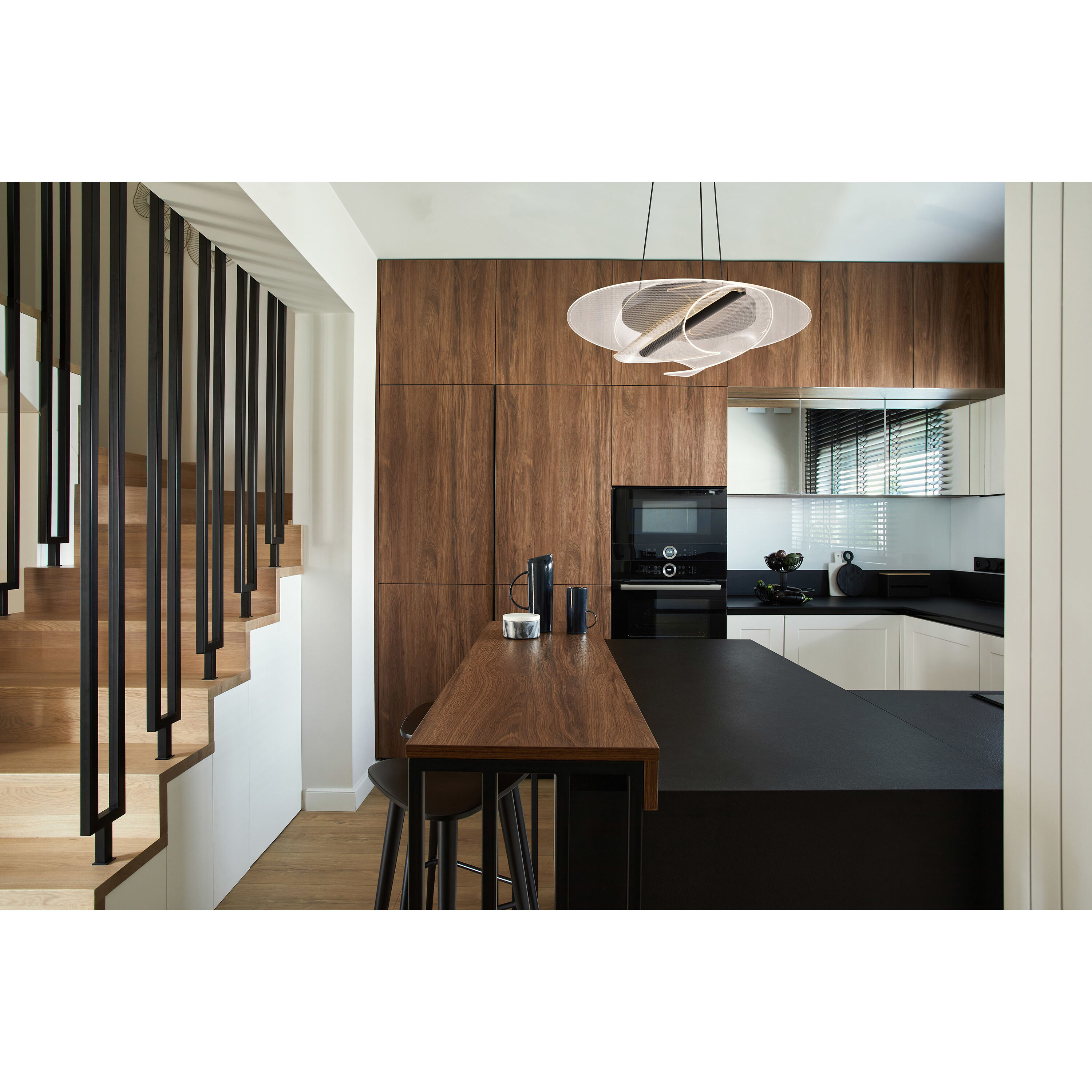 Geneva LED 17.75 inch Matte Black Pendant Ceiling Light