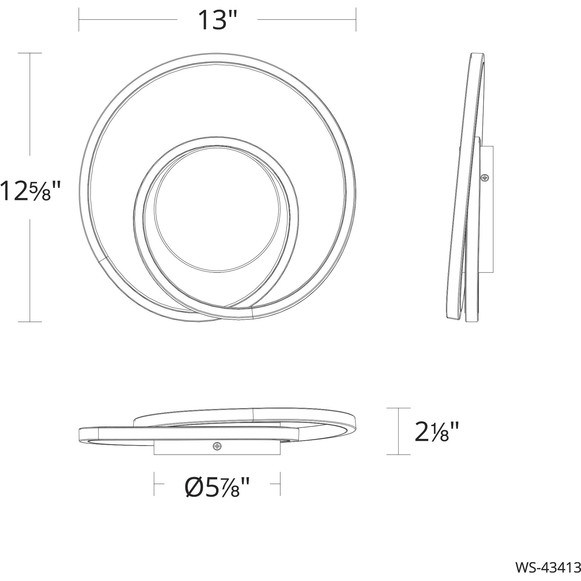 Marques Wall Sconce Wall Light in Chrome, dweLED
