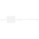 Aurora 3 Light Matte White Wall Sconce Wall Light