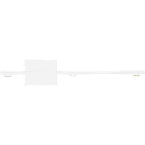 Aurora 3 Light Matte White Wall Sconce Wall Light