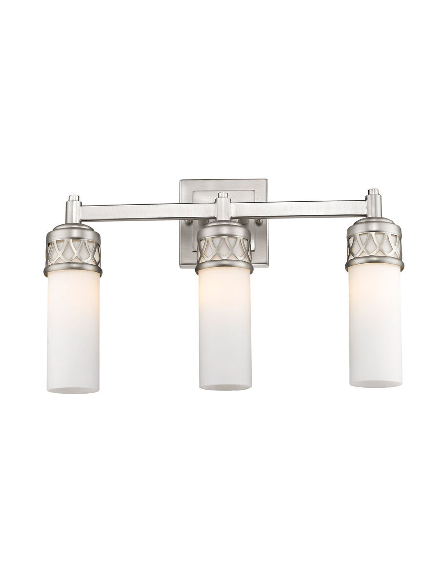Westfield 3 Light 17.5 inch Brushed Nickel Bath Vanity Wall Light