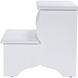 Melrose White Ottoman or Stool