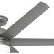 Skysail 60 inch Matte Silver Outdoor Ceiling Fan