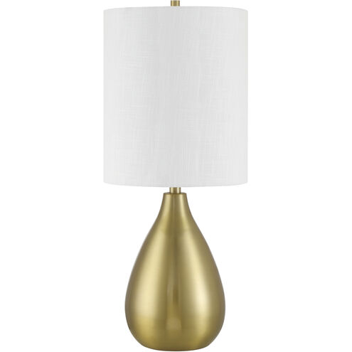 Leri 28.8 inch Satin Brass Table Lamp Portable Light