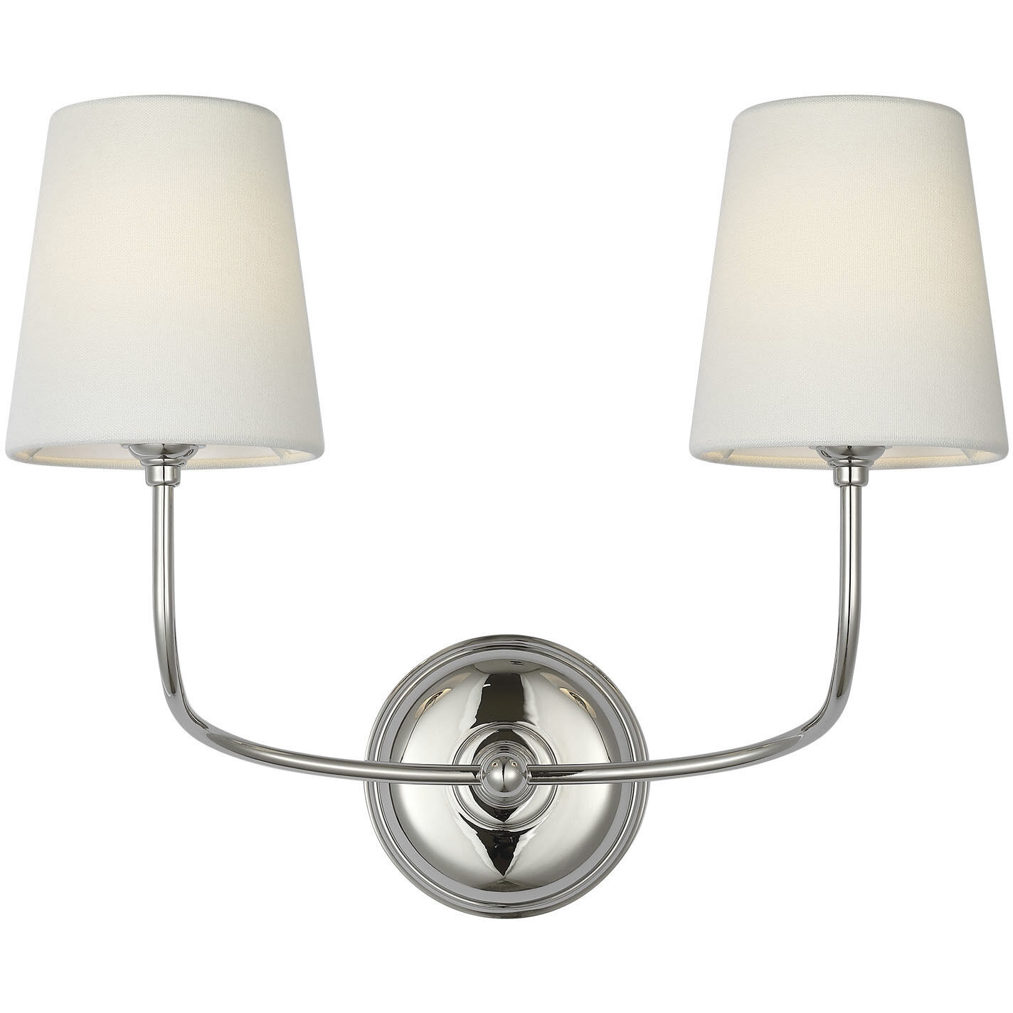 Thomas O'Brien Vendome Cordless Double Sconce Wall Light