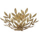 Broche 4 Light 20.75 inch Antique Gold Semi Flush Ceiling Light
