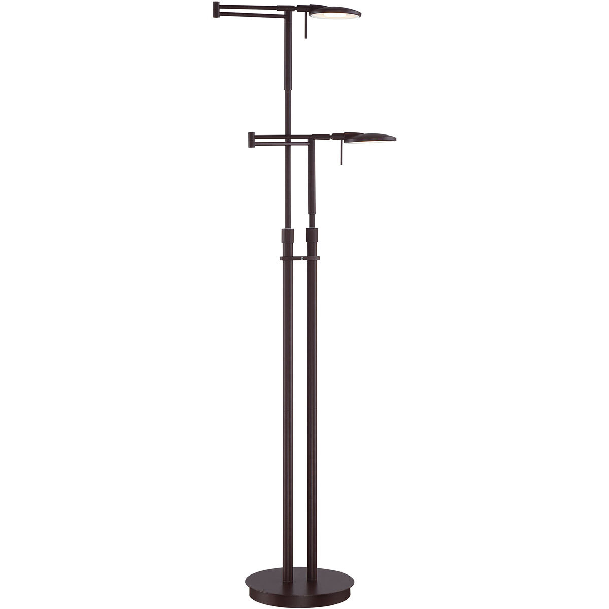 Dessau Turbo 40 inch 13 watt Bronze Floor Lamp Portable Light