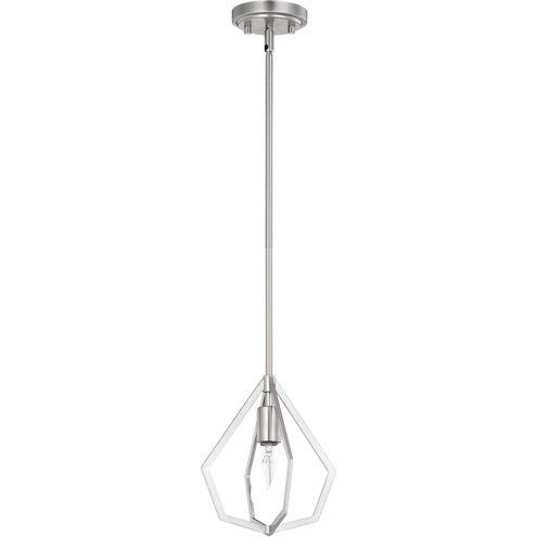 Knox 1 Light 9 inch Satin Nickel Mini Pendant Ceiling Light