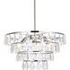 Ella 6 Light 20 inch Chrome Pendant Ceiling Light
