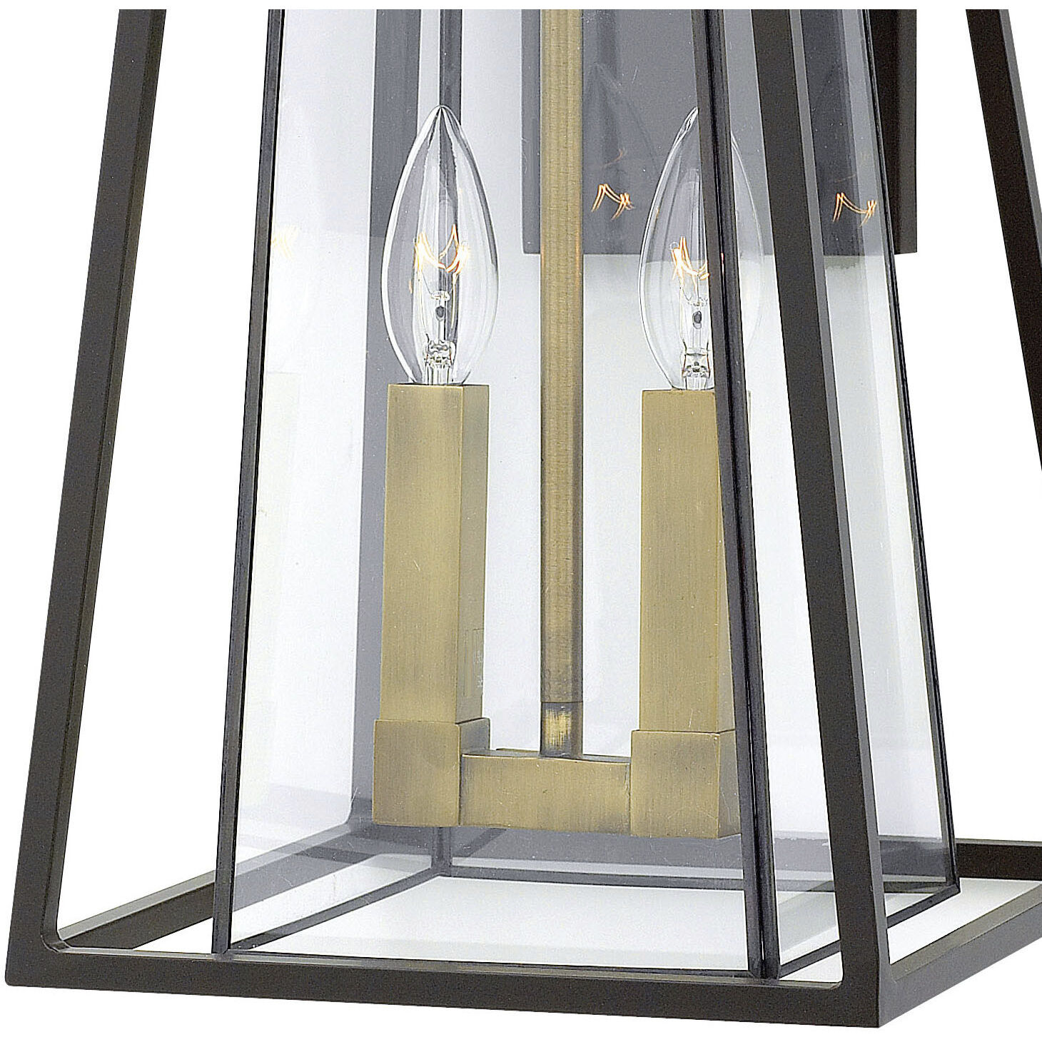 Walker Outdoor Wall Mount Lantern in Buckeye Bronze, Non-LED, Medium