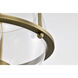 Amado 3 Light 14 inch Vintage Brass Pendant Ceiling Light