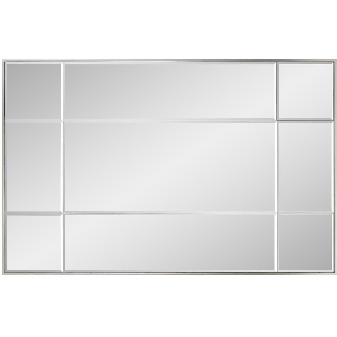 Knightbridge 66 X 42 inch Silver Multi Paneled Mirror