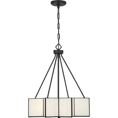 Reiling 3 Light 20 inch Matte Black Pendant Ceiling Light