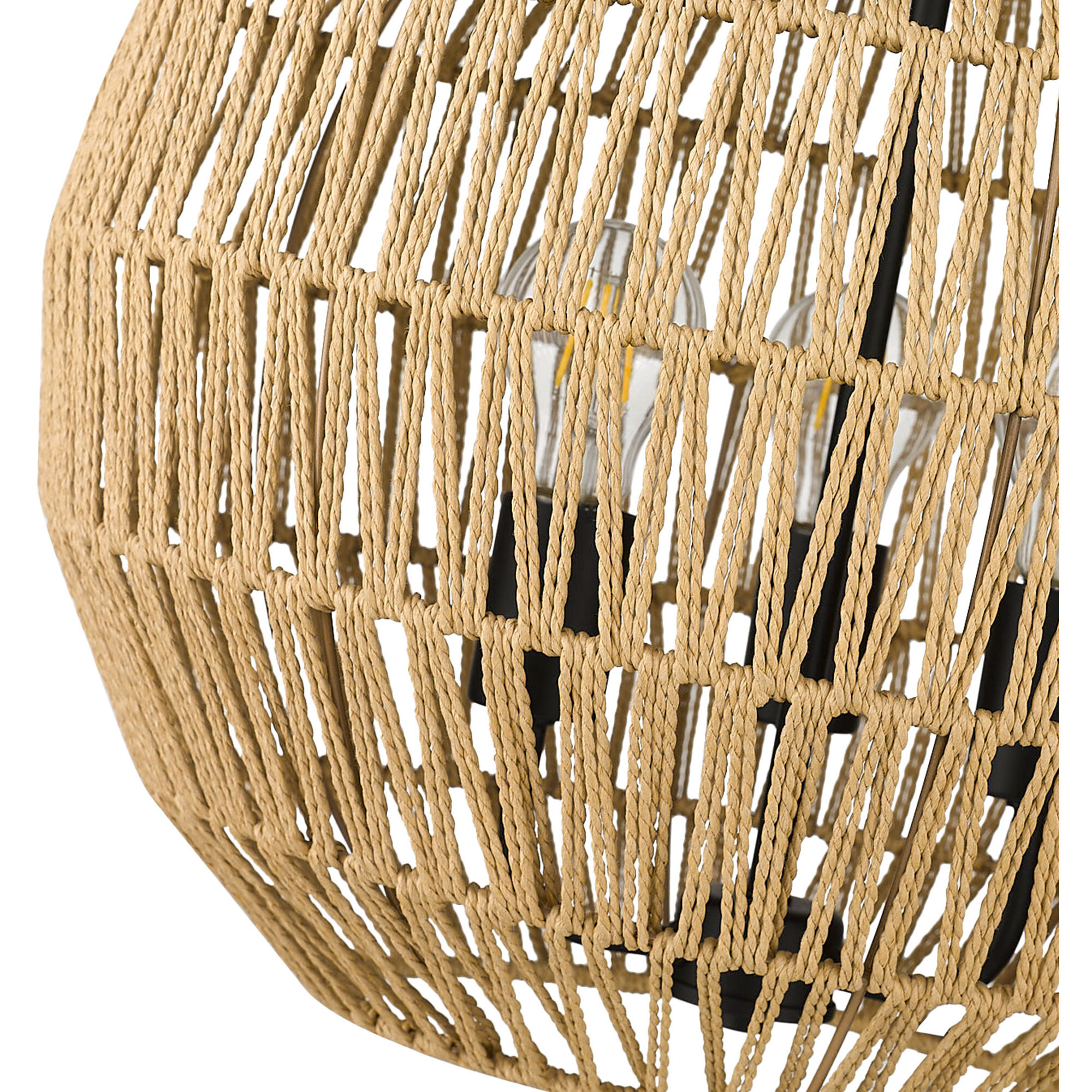 Florence Pendant Ceiling Light in Matte Black