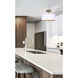 Rexton 2 Light 13 inch Matte White and Gold Semi-Flush Mount Ceiling Light