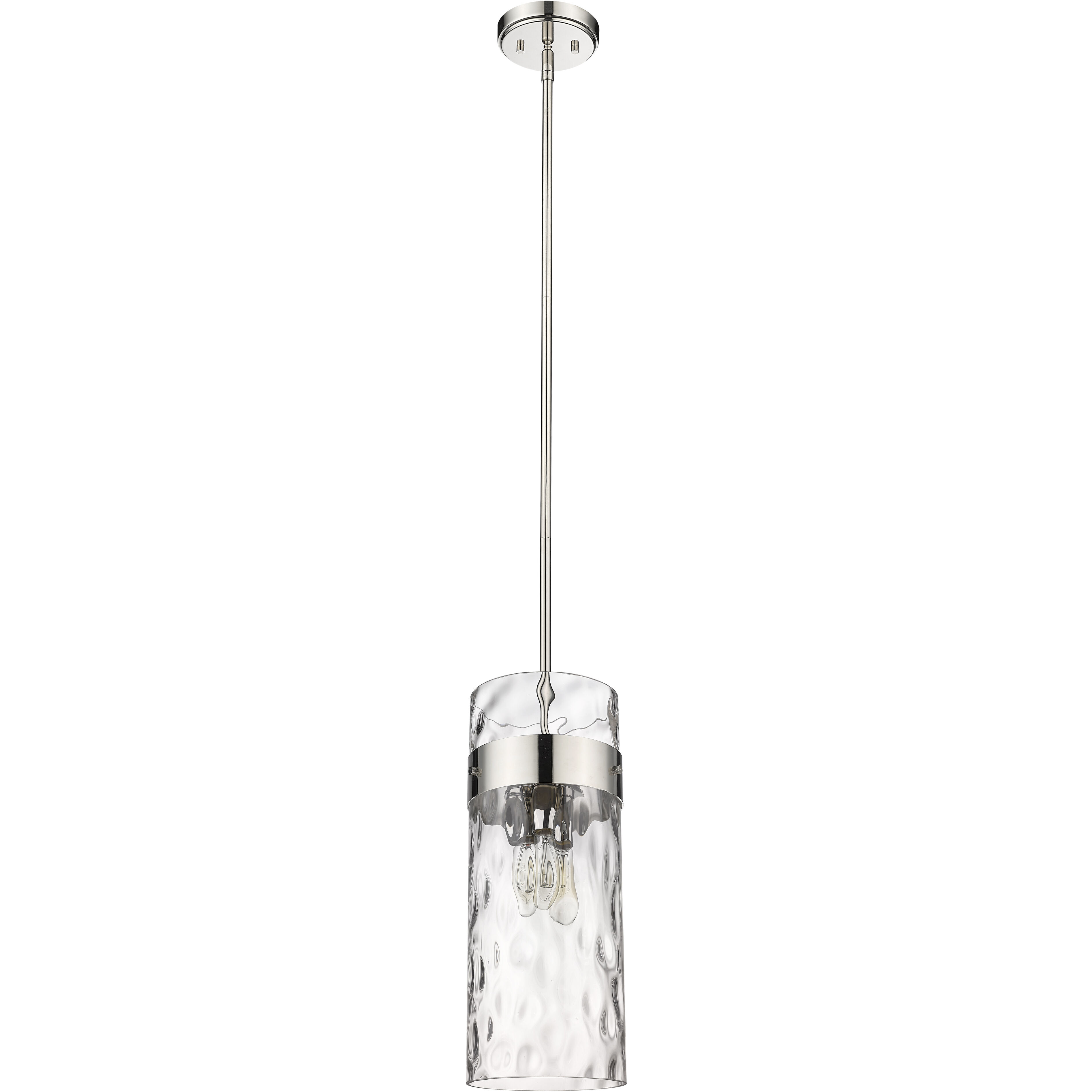 Fontaine 3 Light 9 inch Polished Nickel Pendant Ceiling Light