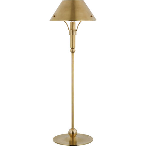 Visual Comfort Signature Collection Thomas O'Brien Turlington 26.75 inch 6.5 watt Hand-Rubbed Antique Brass Table Lamp Portable Light, Medium TOB3733HAB-HAB - Open Box