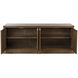 Genti 79 X 20 inch Dark Walnut Sideboard, 4 Door