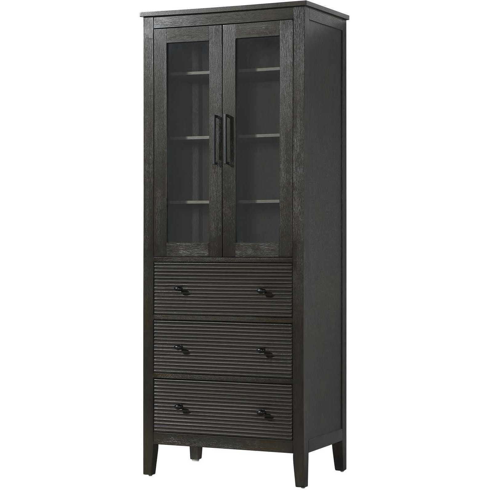 Blakely Chocolate Oak Bathroom Storage Cabinet