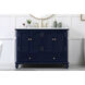 Rhodes 48 X 22 X 35 inch Blue Vanity Sink Set