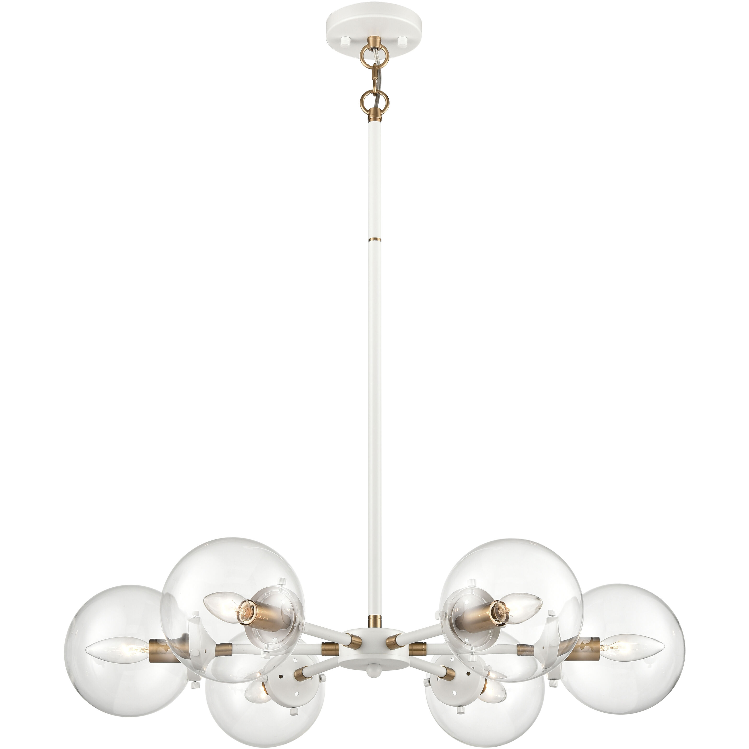 Boudreaux 6 Light 28.00 inch Chandelier
