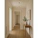 Theron 1 Light 4.75 inch Aged Brass Flush Mount Ceiling Light