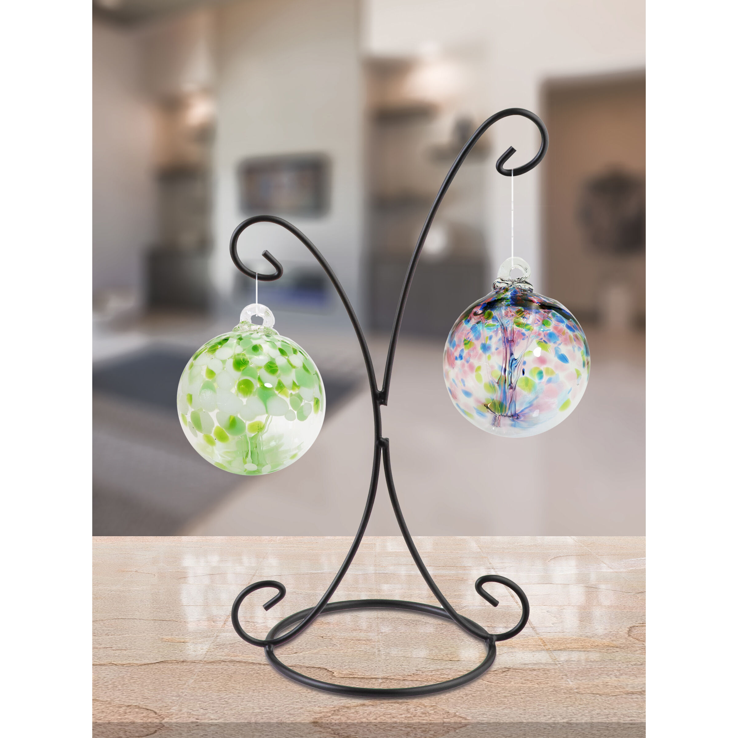 Celtic Green Art Glass Ornament