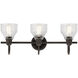 Avery 3 Light 24 inch Olde Bronze Wall Mt Bath 3 Arm Wall Light