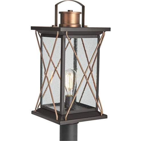 Barlowe 1 Light 20 inch Antique Bronze Outdoor Post Lantern