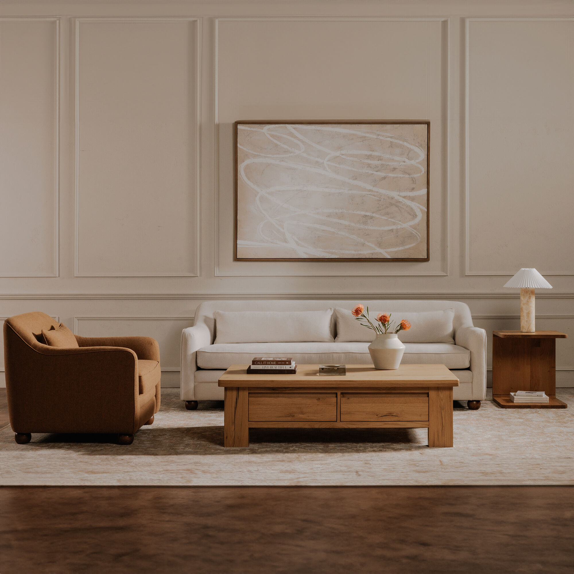 Rora 20.5 inch 60 watt Yellow Table Lamp Portable Light