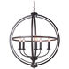 Berkeley 5 Light 25.5 inch Espresso Foyer Light Ceiling Light, Jeremiah