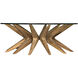 Waldo 40 X 40 inch Teak Coffee Table