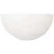 Crescent 1 Light 10.5 inch Matte White Sconce Wall Light
