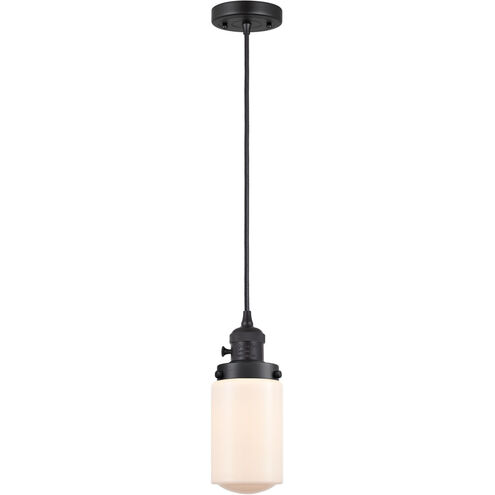 Franklin Restoration Dover LED 5 inch Matte Black Mini Pendant Ceiling Light