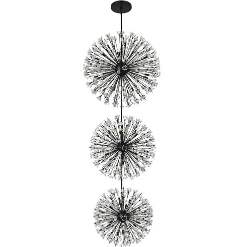 Vera 74 Light 44 inch Black Chandelier Ceiling Light